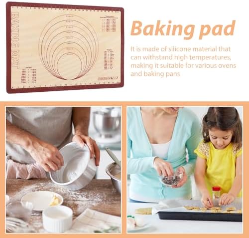 Silicone Baking Mat Rectangular Reusable Non Stick Kneading Pad