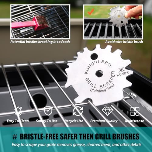 Bristle-Free BBQ Grill Scraper