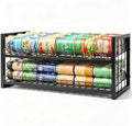 JKsmart 2-Tier Stackable Can Organizer, Extra-Long Can Holders for