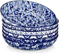 vancasso SELENE 50 oz Large Pasta Bowls Set of 6, Porcelain Serving