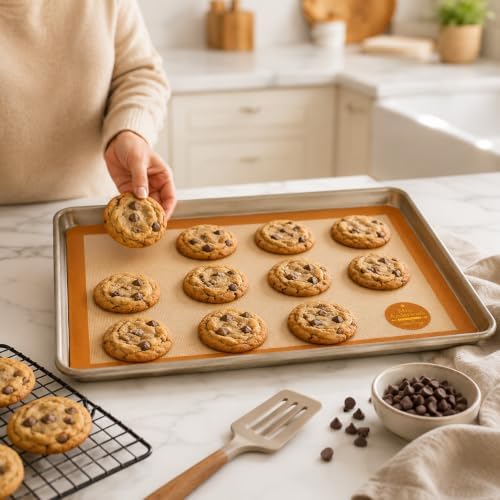 Mrs. Anderson's Baking Non-Stick Silicone Baking Mat - Reusable Oven