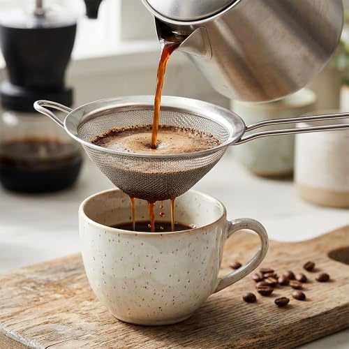 9 Pack Fine Mesh Strainer, OLULU Stainless Steel Cocktail Strainer Set