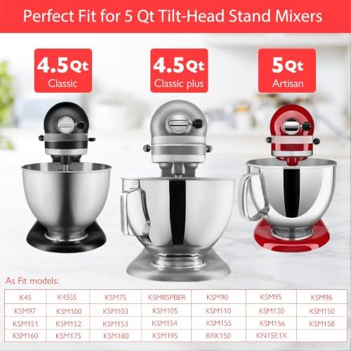 Stainless Steel Accessories for KitchenAid 4.5-5 Qt Tilt-Head Stand