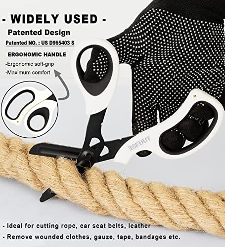 MEUUT All Purpose Scissors 8 Inch 3 Pack utility scissor for Heavy
