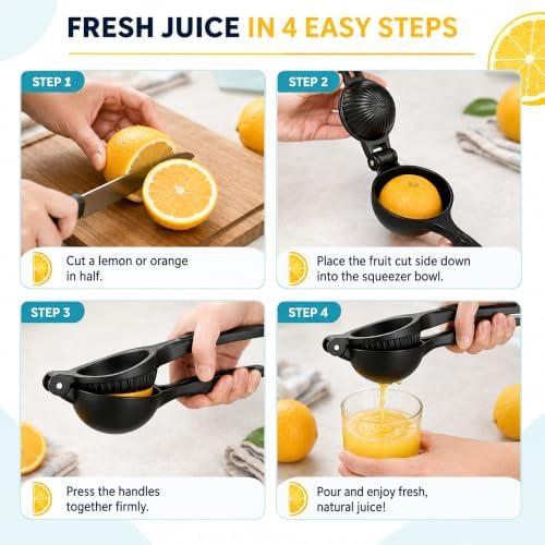 Manual Aluminum Lemon Squeezer for Small Citrus