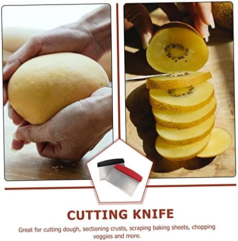Dough Chopper with Measure Scale Stainless Steel Dough Cutter Pizza