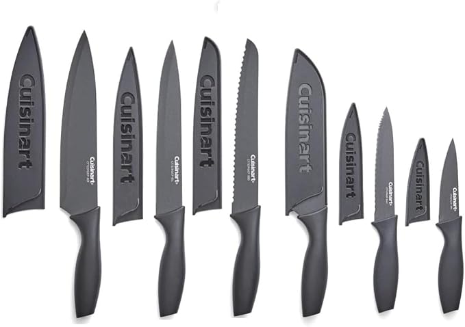 Cuisinart Knife Set, Lightweight, Stainless Steel, Durable & Dishwasher Safe by Cuisinart