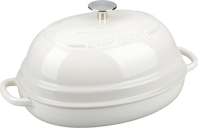 EDGING CASTING Enameled Oval Cast Iron Dutch Oven Pot - Image 7