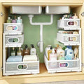 Under Sink Organizer, 2-Pack 3-tier Under Sink Storage Organizer