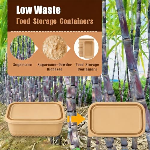 50 Pack Meal Prep Container Reusable with Lids 32oz Lunch Boxes