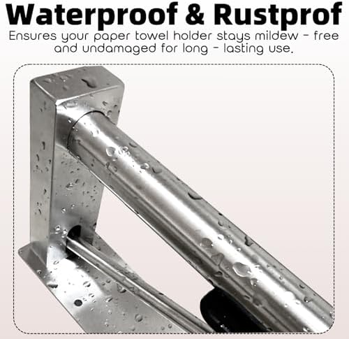 Under Cabinet Paper Towel Holder, One-Hand Tear