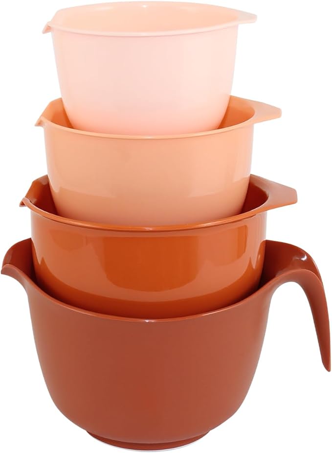 Glad Mixing Bowls with Pour Spout, Dishwasher Safe Kitchen Cooking and Baking by GladTrashFoodStorage