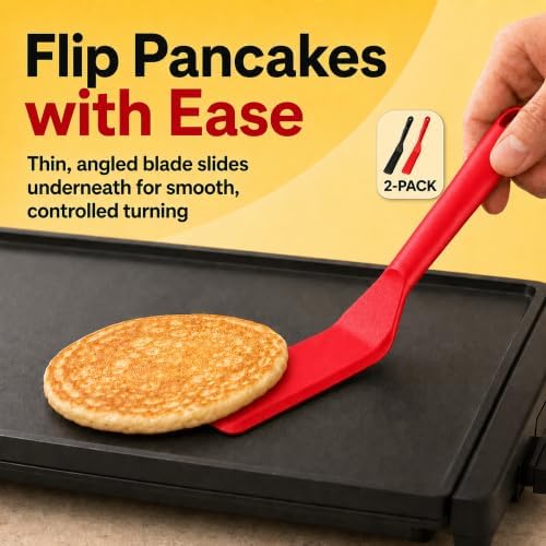 Eggssentials Pack of 2, Egg Spatula - Non-Stick, High Heat Resistant