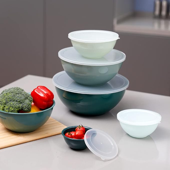 BoxedHome BPA Free Plastic Round Mixing Bowl - Image 9
