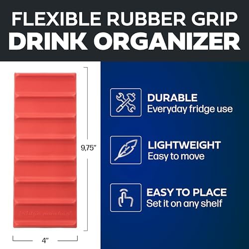 Cooks Innovations Drink Organizer for Fridge, 1 Pack Soda Can