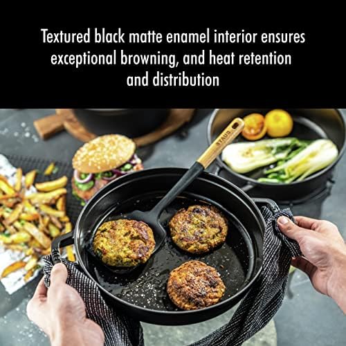STAUB Cast Iron Set 4-pc, Stackable Space-Saving Cookware Set, Dutch