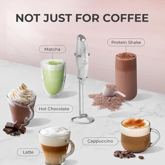 Zulay Kitchen Powerful Milk Frother Wand - Image 3