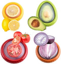 4PCs Silicone Fruit and Vegetable Storage Containers