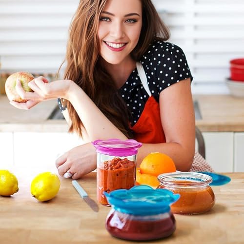 FixtureDisplays Food Storage Covers, Set of 3 Sizes