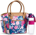 Fit & Fresh Large Lunch Bag for Women, Navy