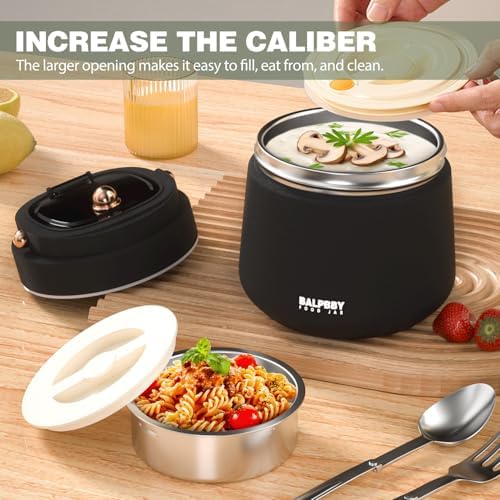 Thermo for Hot Food Adults 40OZ Soup Thermo Lunch Containers Wide