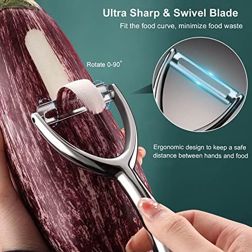 SUCCFLY Vegetable Peeler Stainless Steel, Premium Potato Peeler for