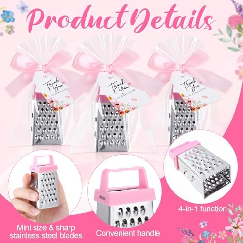 Maxdot 24 Set Employees Appreciation Gift Mini Cheese Graters with