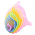 Delove All Purpose Plastic Funnel Set of 6 by Delove