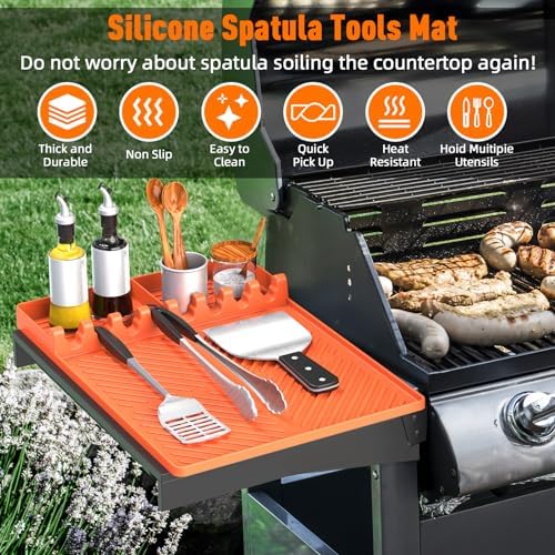 Silicone Grill Mat Compatible with Blackstone