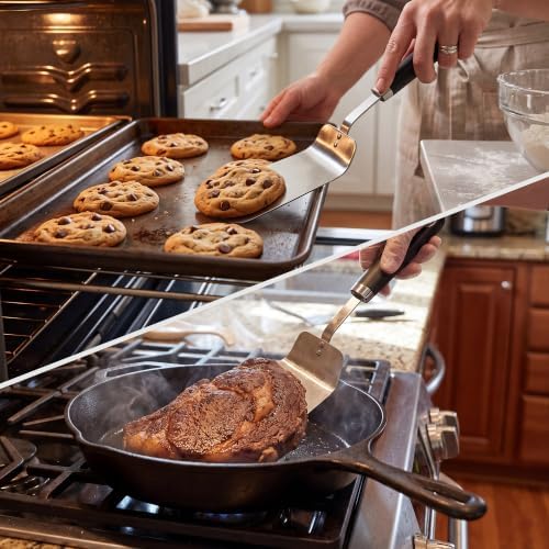 12.7-in Flexible Spatula Set, 18/8 Stainless Steel, 3.5-in Wide Turner