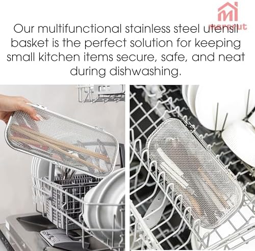 Dishwasher Basket for Small Items, Chopsticks Holder Cage, Food-grade