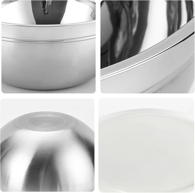 Mixing Bowls, Utensils for the Kitchen, Dishwasher Safe, 3.75L / 3.25L / 2.5L / - Image 5