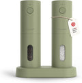 LARS NYSØM Electric Salt and Pepper Grinder Set, USB Rechargeable, Automatic by LN