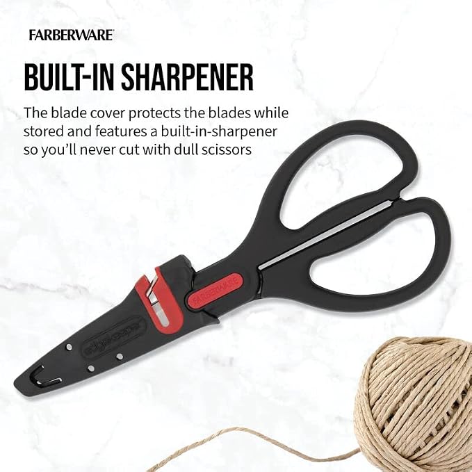 Farberware Self-Sharpening Stainless Steel All-Purpose Shears - Image 5