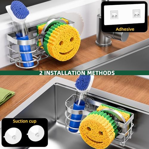 Cisily Smiley Sponge Holder for Kitchen Sink