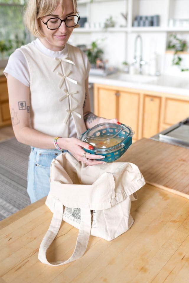 Ello 5-Cup DuraGlass Glass Lunch Bowl with Airtight Lid