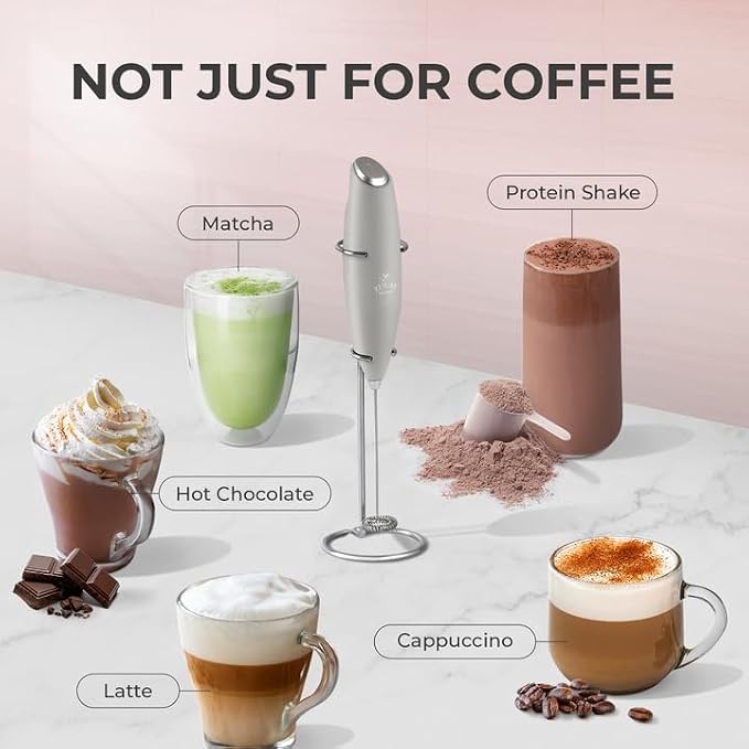 Zulay Kitchen Powerful Milk Frother Wand - Image 3