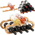 Wine Rack for Cabinet and Countertop - Adjustable in 2 Sizes - 3 Pack