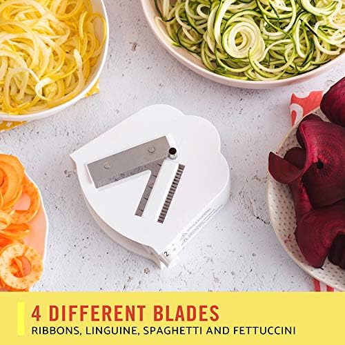 BELLA 4-in-1 Electric Spiralizer & Slicer, White