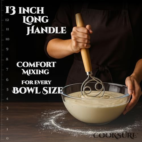 2Pcs Danish Dough Whisk & Bread Lame for Sourdough Bread – Wooden