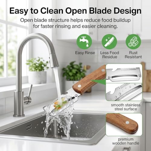 elite peeler and shredder, 2PCS Vegetable Peeler, 1.8mm Thickened