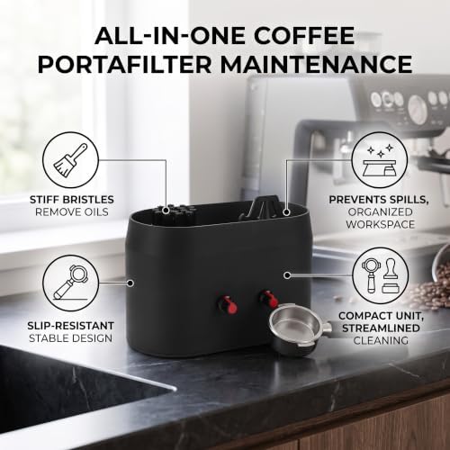Fabater Coffee Portafilter Cleaning Kit, Automatic Portafilter Cleaner