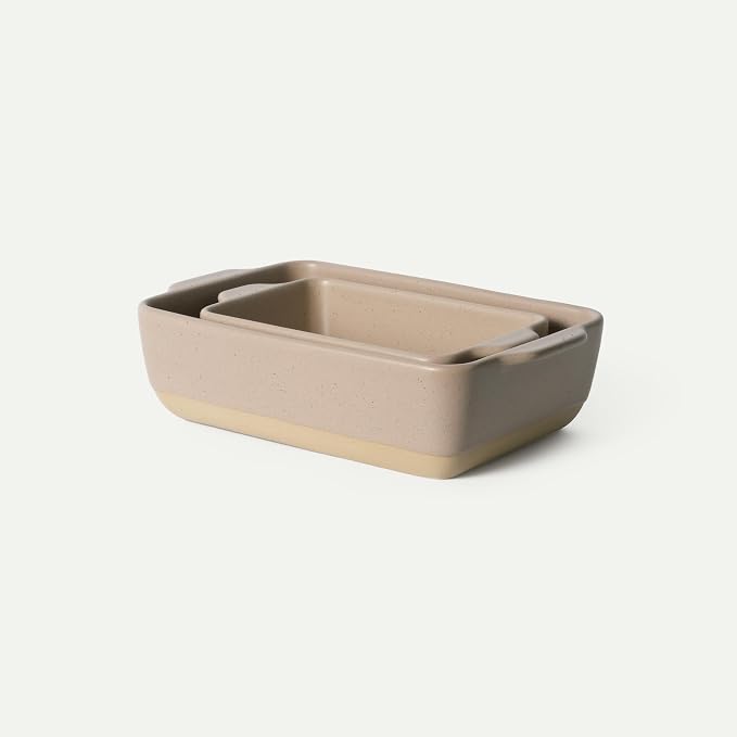 Mora Ceramic Set of 2 Baking Dishes by MORA