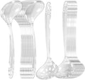 Large Plastic Serving Spoons, Disposable Heavy Duty Serving Spoons, Long Handle by OULIGET