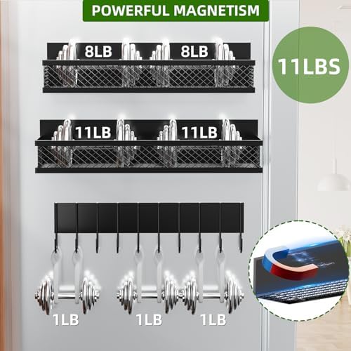 3 Pack Magnetic Spice Rack for Refrigerator