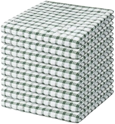 Nialnant 8 Pcs Kitchen Dish Rags,100% Cotton Kitchen Towels