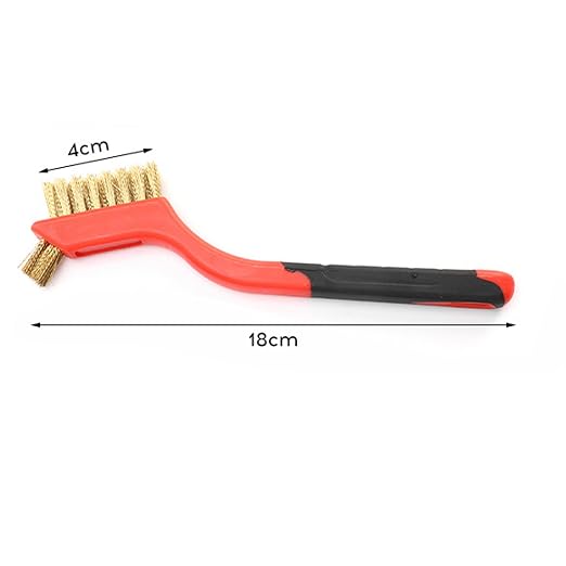 3Pcs Small Brass Wire Cleaning Brushes Set - Image 2
