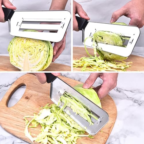 Stainless Steel Vegetable Cutter, Cabbage Shredder, Upgraded