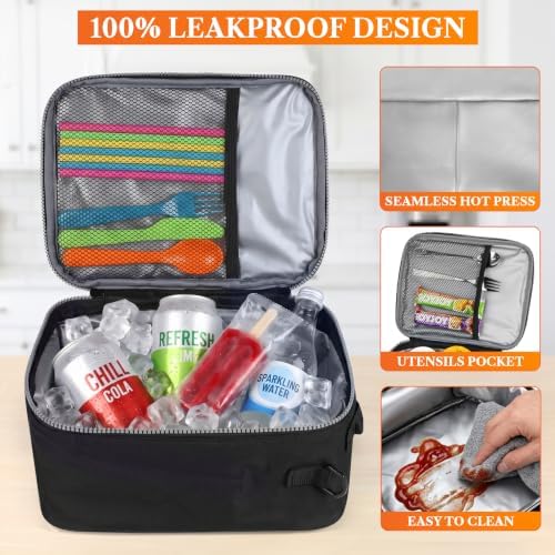 opux Insulated Soft Lunch Bag, Red