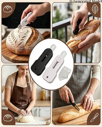 2pcs Extractable Bread Lame Scoringtool With Magneti For Artisan